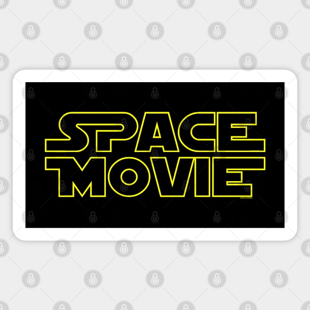 Space Movie - Star Wars parody Magnet by CH3Media